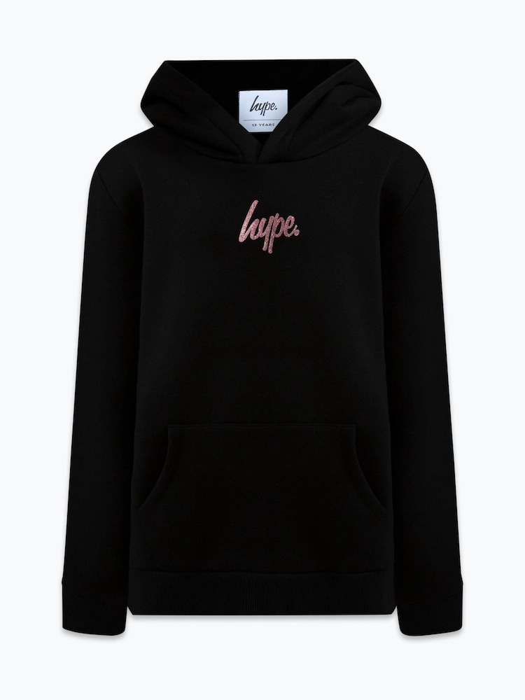 Hype. Girls Heart Black Hoodies - Image 1 of 4