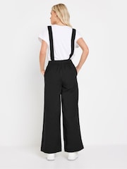 PixieGirl Petite Black Brace Wide Leg Trousers - Image 3 of 5
