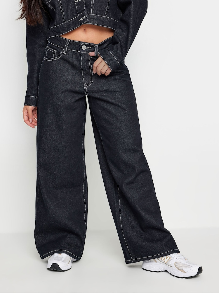 PixieGirl Petite Blue Wide Leg Trousers - Image 2 of 6