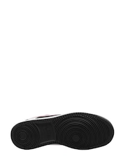 Nike Black/Pink Court Vision Low Trainers - Image 4 of 4