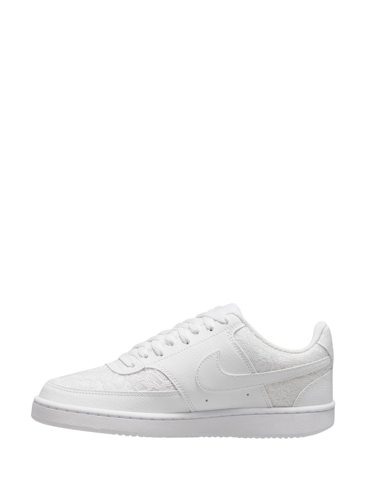 Nike White Court Vision Low Trainers - Image 2 of 4