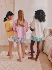 Ecru/Pink Pyjamas 3 Pack (3-16yrs) - Image 2 of 6