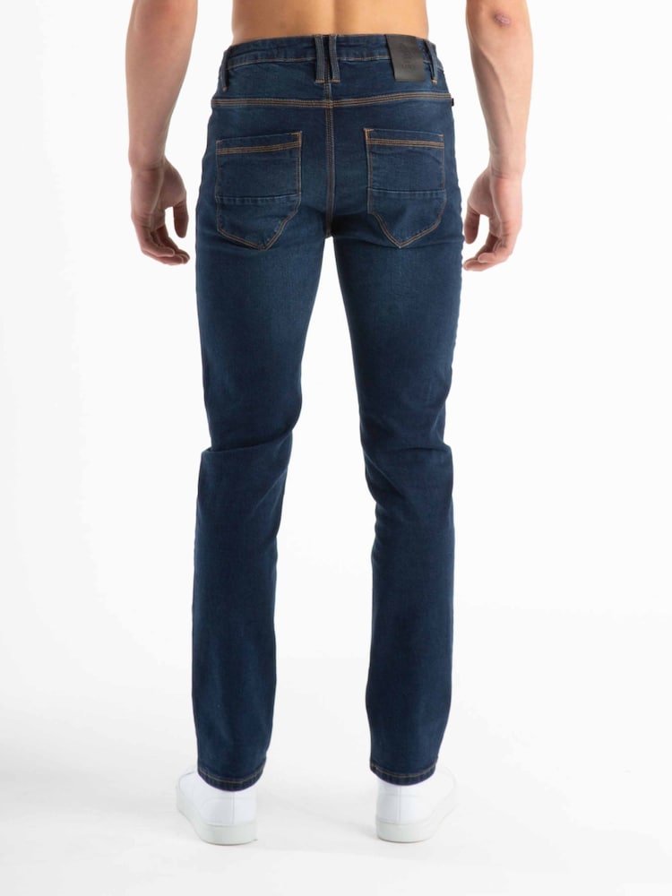 Luke 1977 Fast Fit Blue Freddy Raw Stretch Jeans - Image 2 of 7