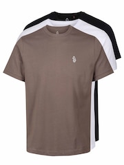 Luke 1977 Johnys 100% Cotton T-Shirts 3 Pack - Image 1 of 8