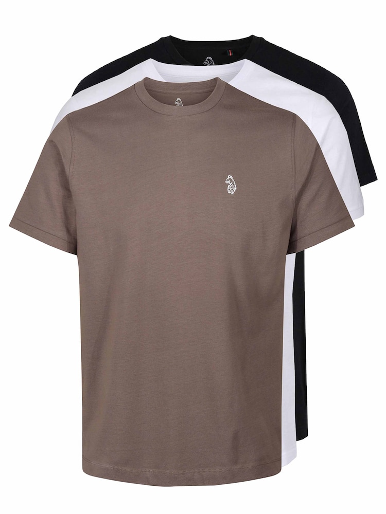Luke 1977 Johnys 100% Cotton T-Shirts 3 Pack - Image 1 of 8