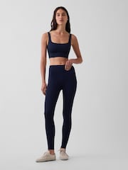 Gap Navy Fit Smooth High Rise Leggings - Image 4 of 5