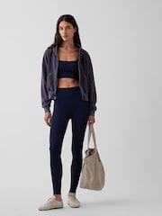 Gap Navy Fit Smooth High Rise Leggings - Image 5 of 5