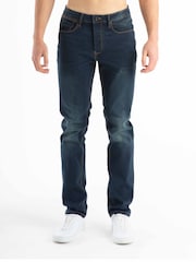 Luke 1977 Fast Fit Blue Freddy Raw Stretch Jeans - Image 1 of 6