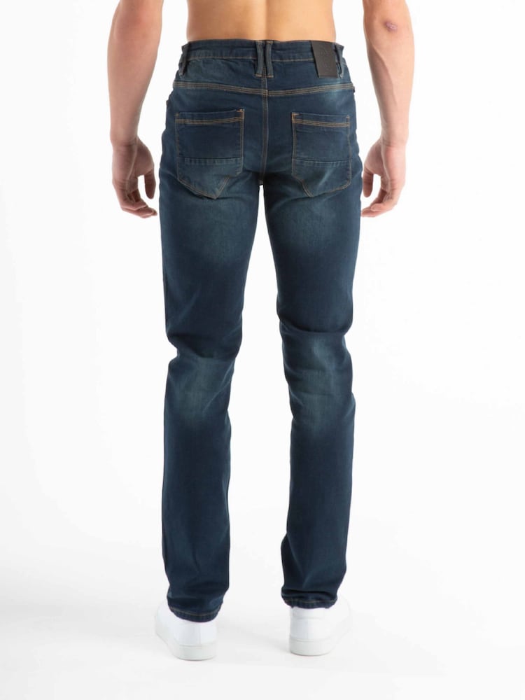 Luke 1977 Fast Fit Blue Freddy Raw Stretch Jeans - Image 2 of 6