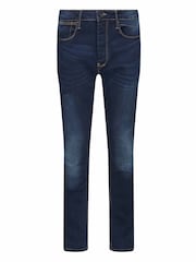 Luke 1977 Fast Fit Blue Freddy Raw Stretch Jeans - Image 4 of 6