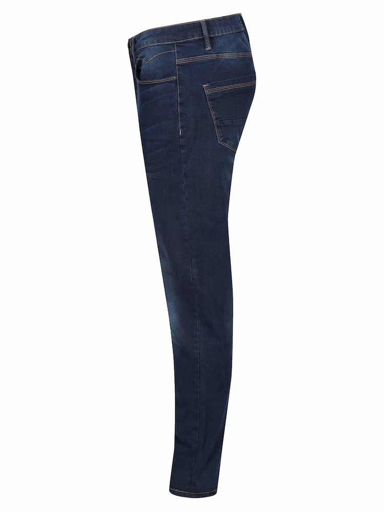 Luke 1977 Fast Fit Blue Freddy Raw Stretch Jeans - Image 6 of 6