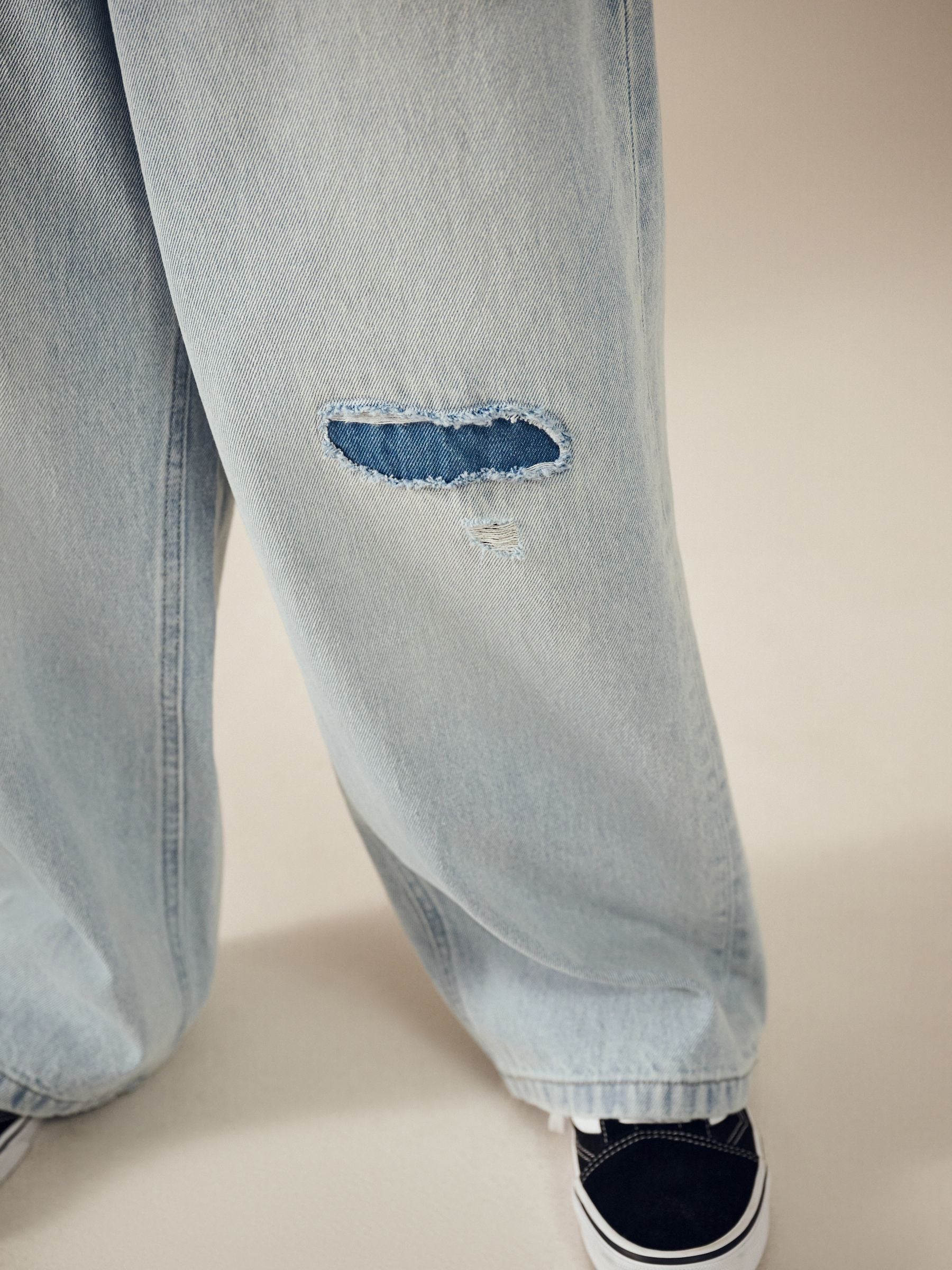 Buy Bleach Distressed Super-wide Fit Authentic Jeans (3-16yrs