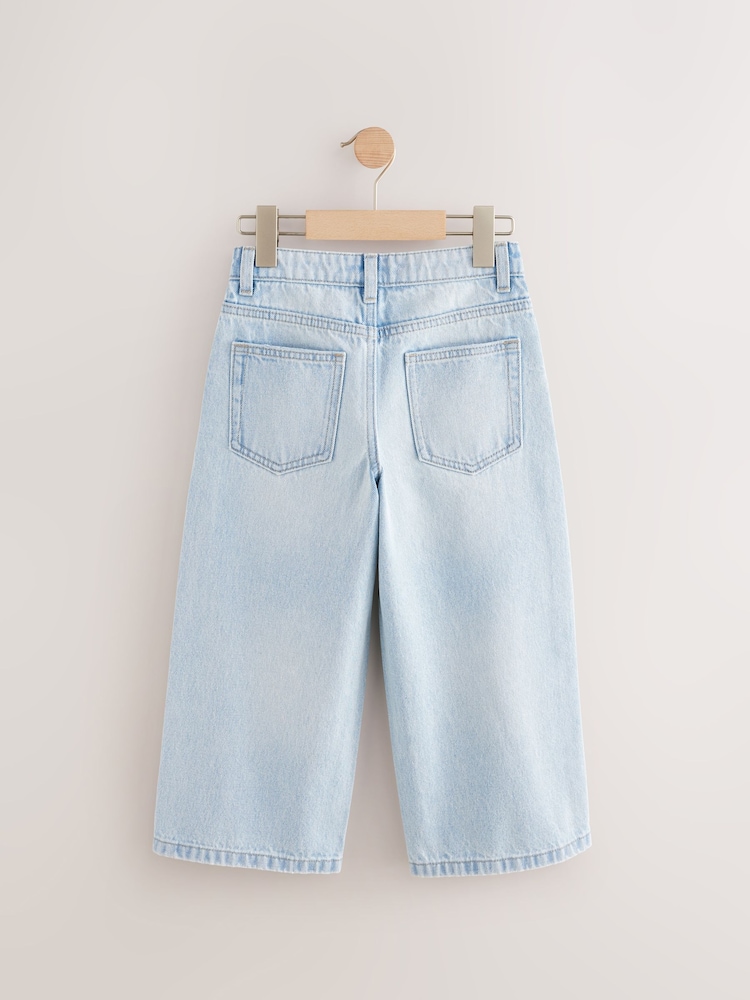 Bleach Distressed Super-wide Fit Authentic Jeans (3-16yrs) - Image 7 of 9