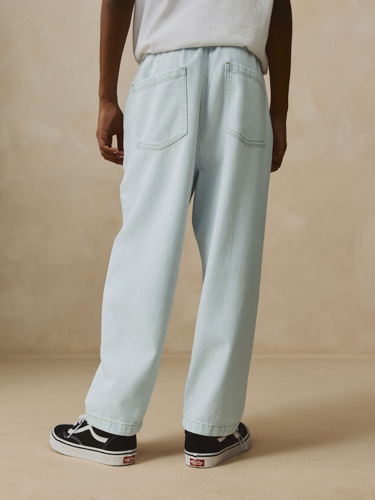 Bleach 100% Cotton Lightweight Pull On Jeans (3-16yrs) - Image 4 of 4