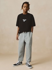 Light Grey 100% Cotton Lightweight Pull On Jeans (3-16yrs) - Image 1 of 8