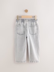Light Grey 100% Cotton Lightweight Pull On Jeans (3-16yrs) - Image 6 of 8