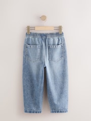 Mid Blue 100% Cotton Lightweight Pull On Jeans (3-16yrs) - Image 6 of 8