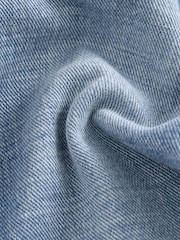 Mid Blue 100% Cotton Lightweight Pull On Jeans (3-16yrs) - Image 7 of 8