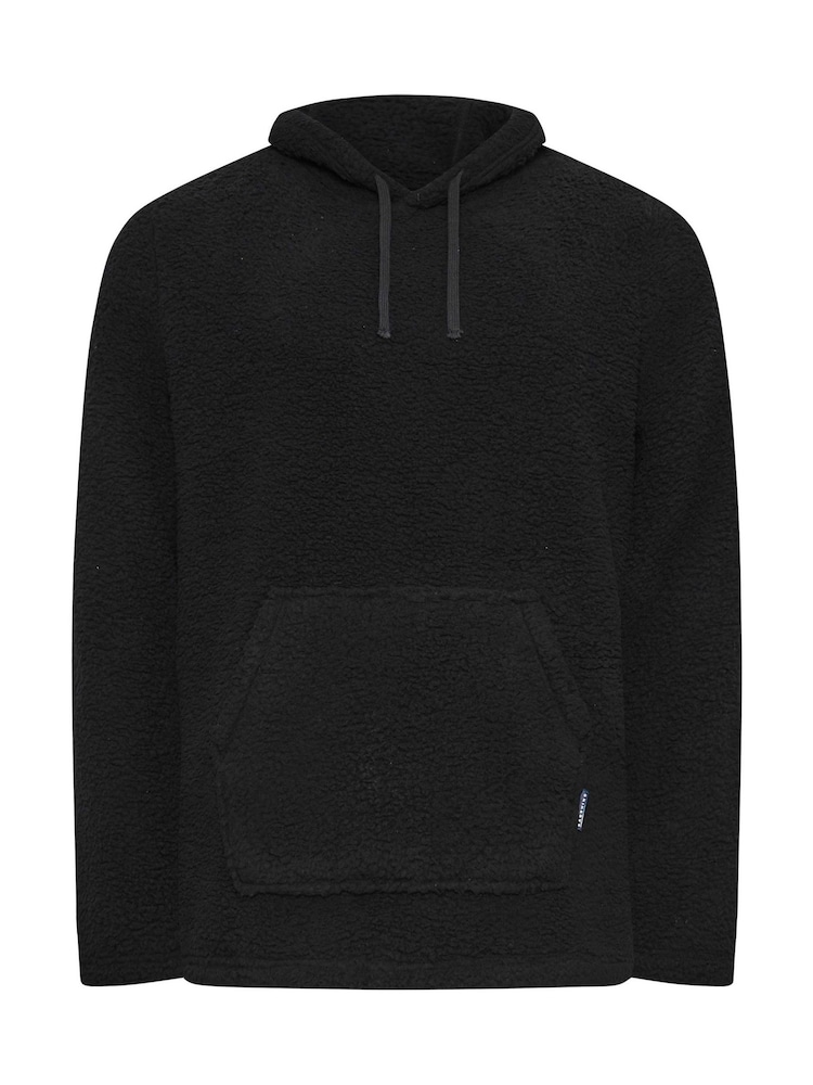 BadRhino Big & Tall Black Lounge Borg Hoodie - Image 2 of 3