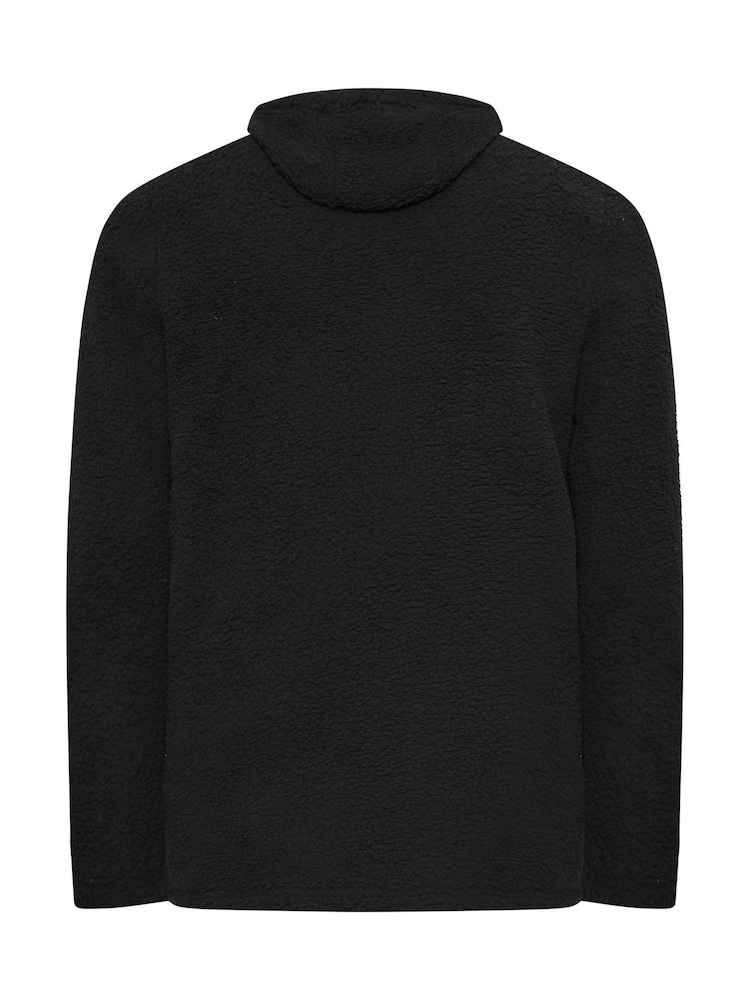 BadRhino Big & Tall Black Lounge Borg Hoodie - Image 3 of 3