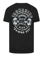 BadRhino Big & Tall Black 100% Cotton IronRhino Training Dept T-Shirt - Image 4 of 4