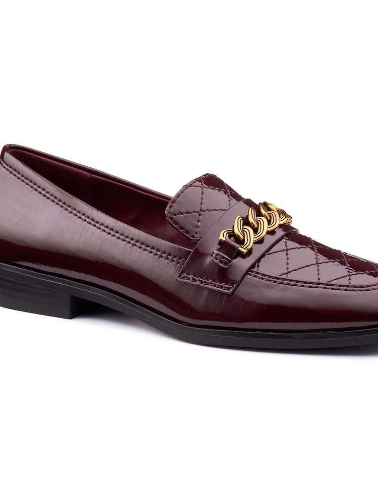 Hotter Red Regular Fit Cornell II Slip-On Shoes - Image 4 of 4