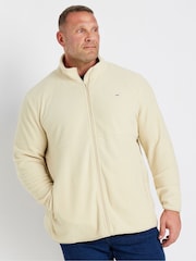 BadRhino Big & Tall Natural Plain Zip Through Fleece - Image 1 of 3