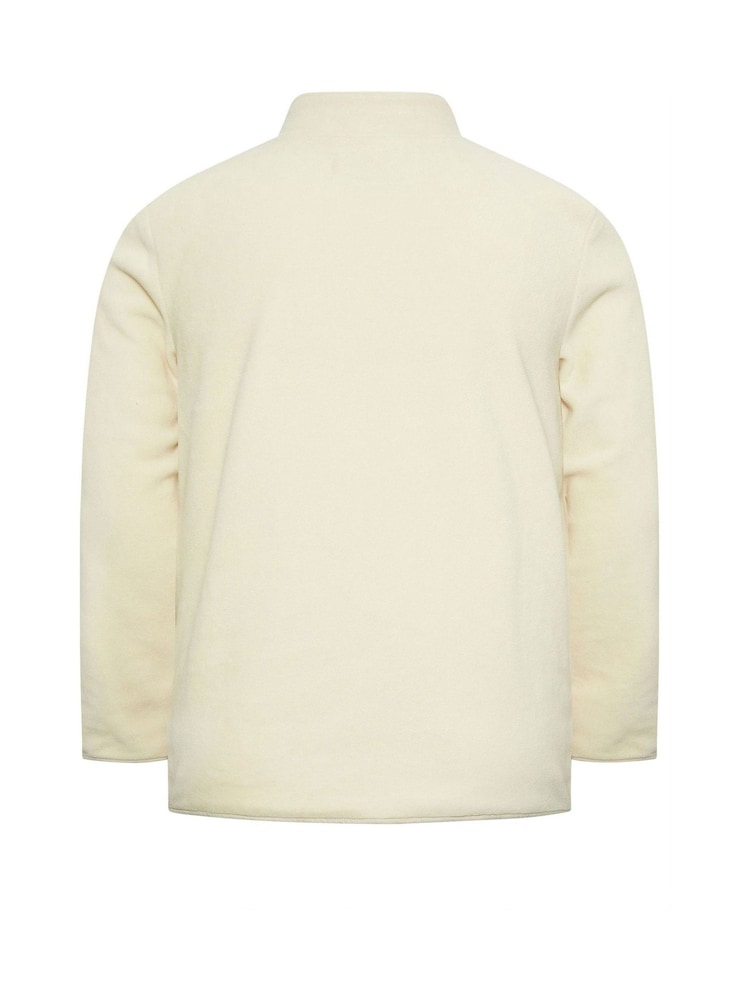 BadRhino Big & Tall Natural Plain Zip Through Fleece - Image 3 of 3