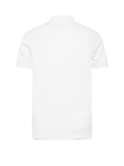 BadRhino Big & Tall White Short Sleeve 100% Cotton Polo Shirt - Image 2 of 3