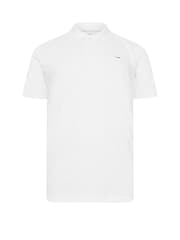 BadRhino Big & Tall White Short Sleeve 100% Cotton Polo Shirt - Image 3 of 3