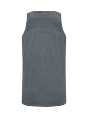 BadRhino Big & Tall Black 100% Cotton IronRhino Acid Wash Sleeveless T-Shirt - Image 4 of 4