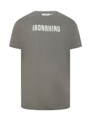 BadRhino Big & Tall Green 100% Cotton IronRhino Front And Back T-Shirt - Image 3 of 4