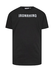 BadRhino Big & Tall Black 100% Cotton IronRhino T-Shirt - Image 3 of 4