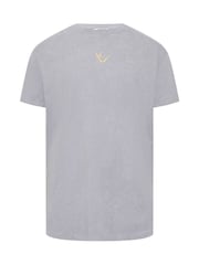 BadRhino Big & Tall Purple 100% Cotton IronRhino Acid Wash T-Shirt - Image 3 of 4