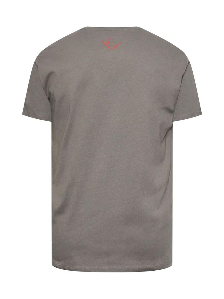 BadRhino Big & Tall Grey 100% Cotton IronRhino T-Shirt - Image 4 of 4