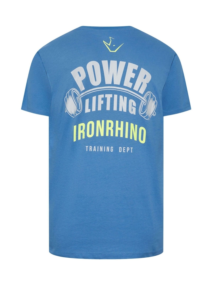 Синий - BadRhino Big & Tall 100% Cotton IronRhino Front And Back T-Shirt - Изображение 4 из 4 Синий - BadRhino Big & Tall 100% Cotton IronRhino Front And Back T-Shirt - Изображение 4 из 4