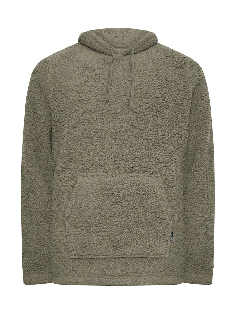 BadRhino Big & Tall Natural Lounge Borg Hoodie - Image 2 of 3