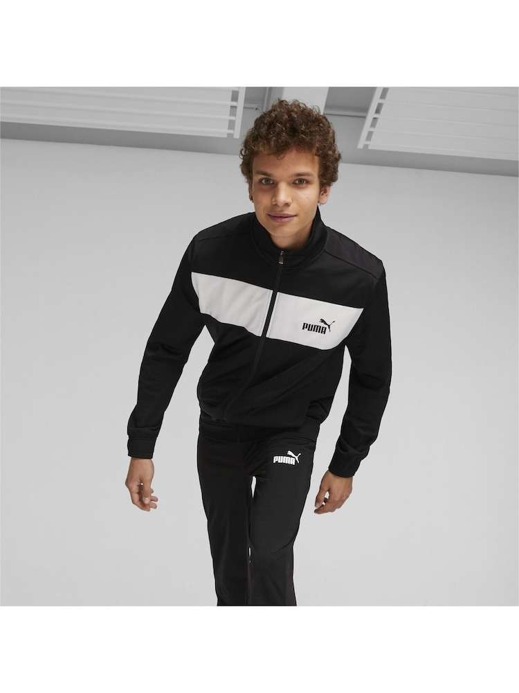 Puma Black Mens Poly Tracksuit - Image 5 of 5