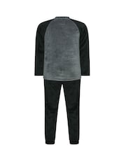 BadRhino Big & Tall Black Fleece Pyjamas Set - Image 3 of 3