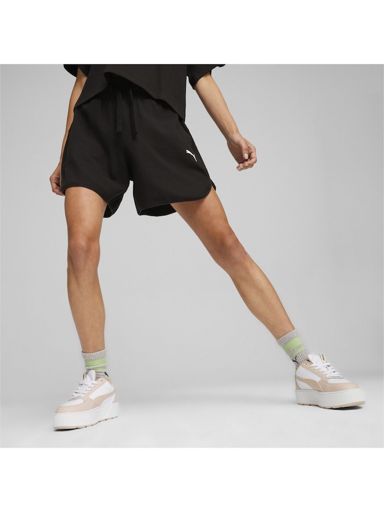 Puma Black Womens Her Shorts - Image 6 of 6 Puma Black Womens Her Shorts - Image 6 of 6