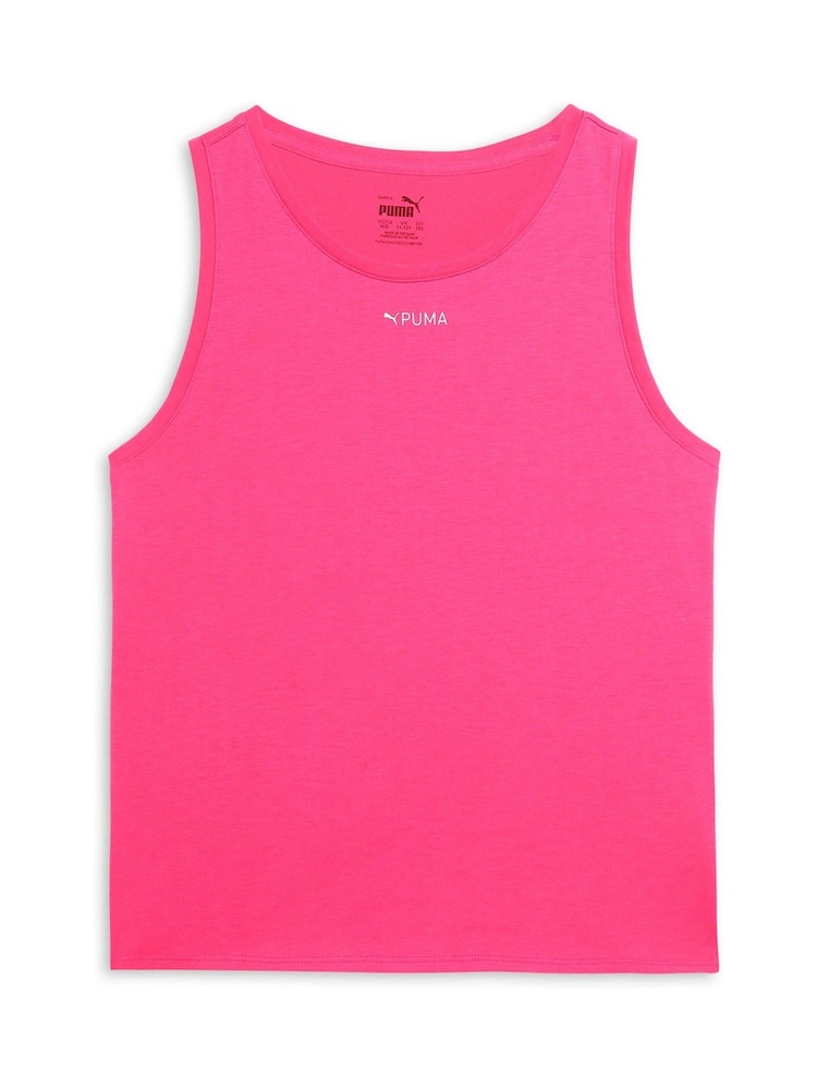 Puma Pink Girls Fit Tank Top - Image 1 of 1