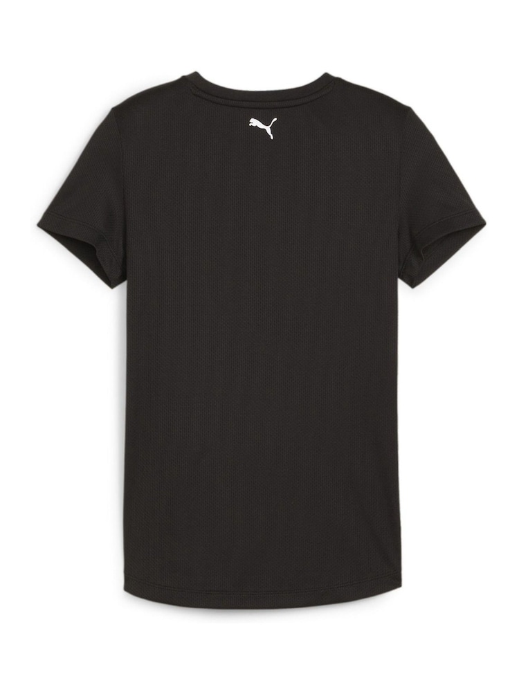 Puma Black Girls Fit T-Shirt - Image 2 of 2