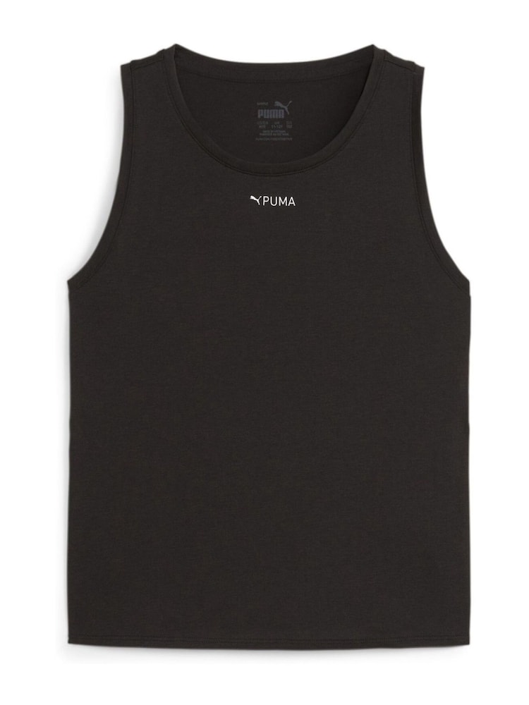 Puma Black Girls Fit Tank Top - Image 1 of 2