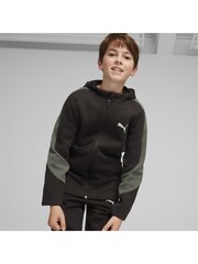 Puma Black Boys Evostripe Full Zip Hoodie - Image 1 of 5