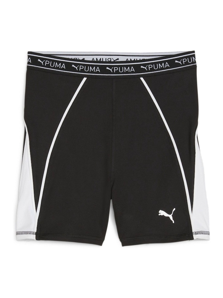 Puma Black Girls Strong Short Tights - Image 1 of 2