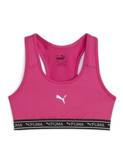 Puma Pink Girls Strong Bra - Image 1 of 2