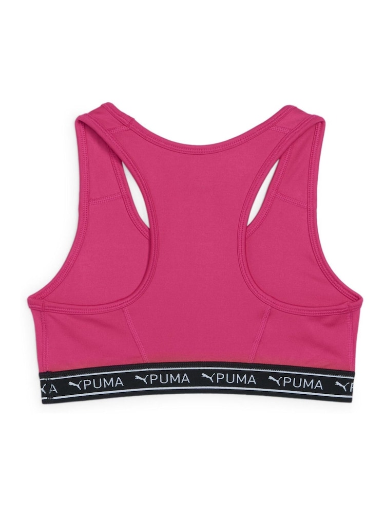 Puma Pink Girls Strong Bra - Image 2 of 2