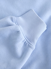 Gap Light Blue Vintage Soft Wedge Zip Hoodie - Image 4 of 4