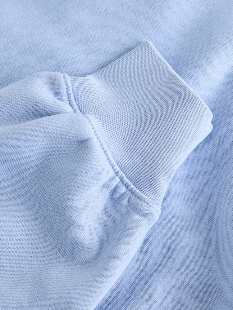 Gap Light Blue Vintage Soft Wedge Zip Hoodie - Image 4 of 4