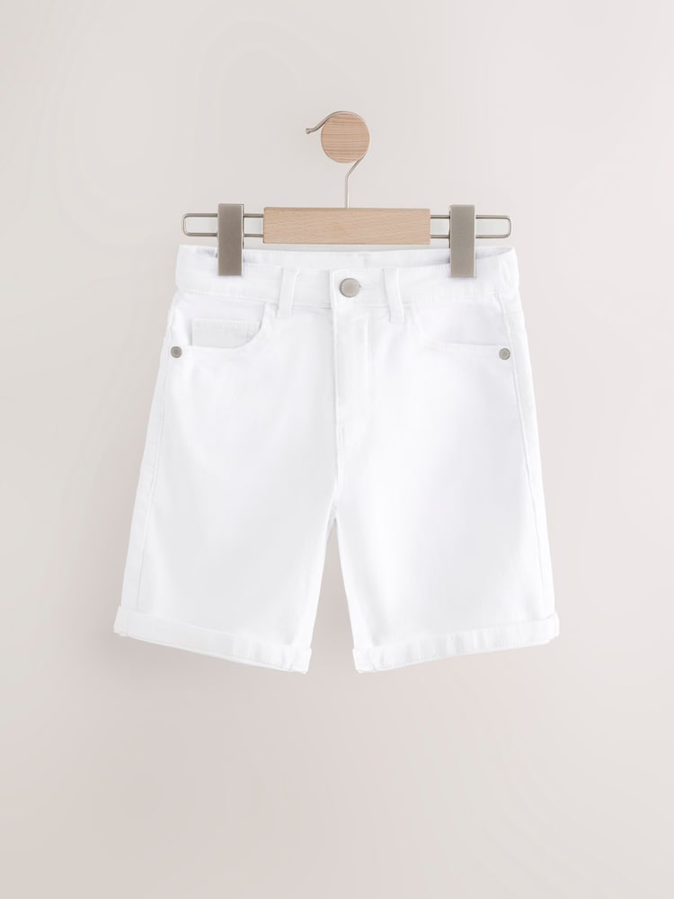 White Denim Shorts (3-16yrs) - Image 1 of 4